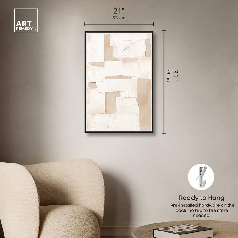 Plastered Planes III Canvas by Art Remedy