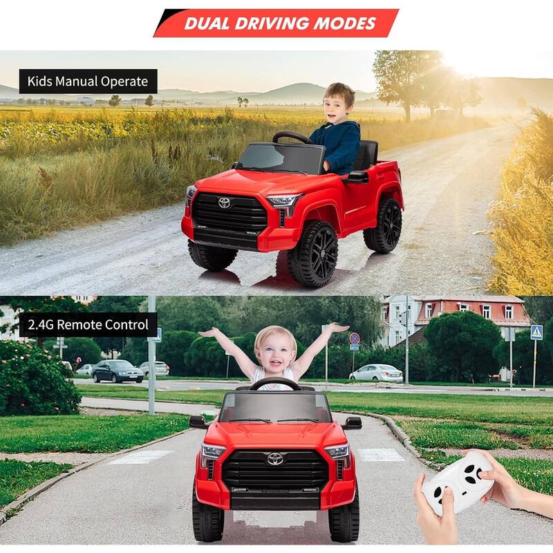12V Electric Ride-On Toy Car for Kids with Remote