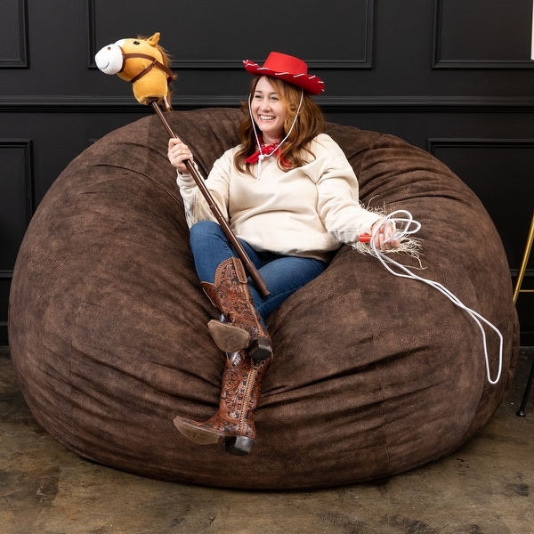 ビッグX ビッグエックス ゴザ Jaxx Gigantic Mega Saxx Bean Bag Chair and Lounger For Adults - On