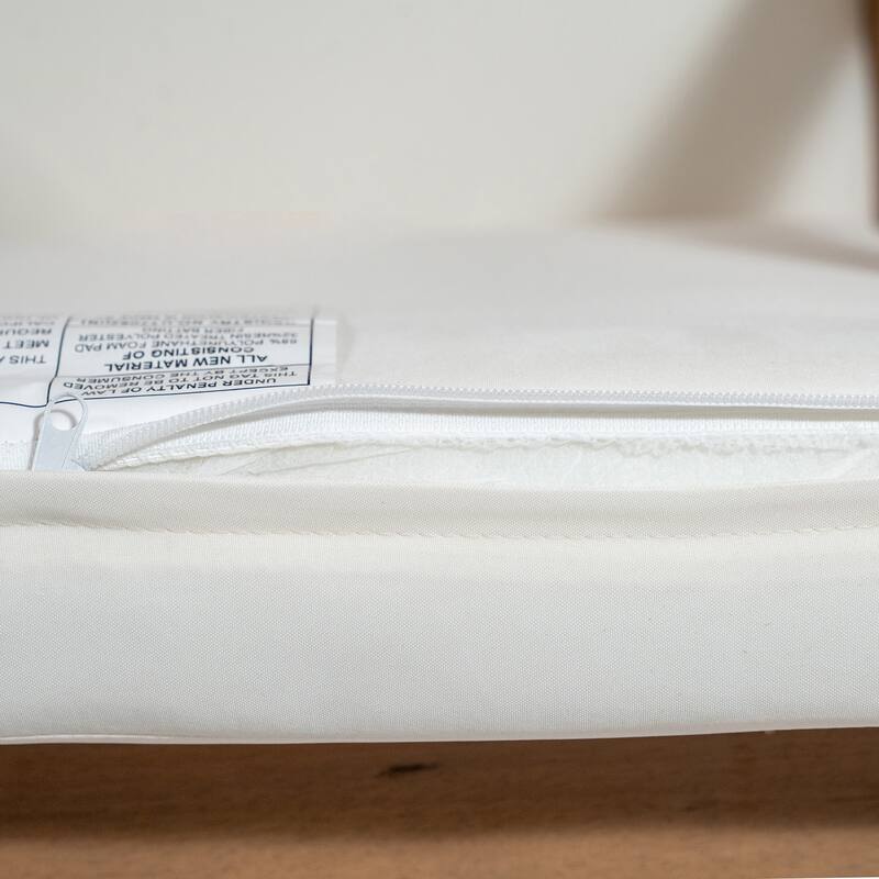 Round Patio Dining Table Set for 6 with Umbrella Hole Durable Acacia Wood Outdoor Furniture