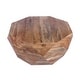 preview thumbnail 3 of 7, Bon 33 Inch Diamond Shape Acacia Wood Coffee Table With Smooth Top, Natural Brown
