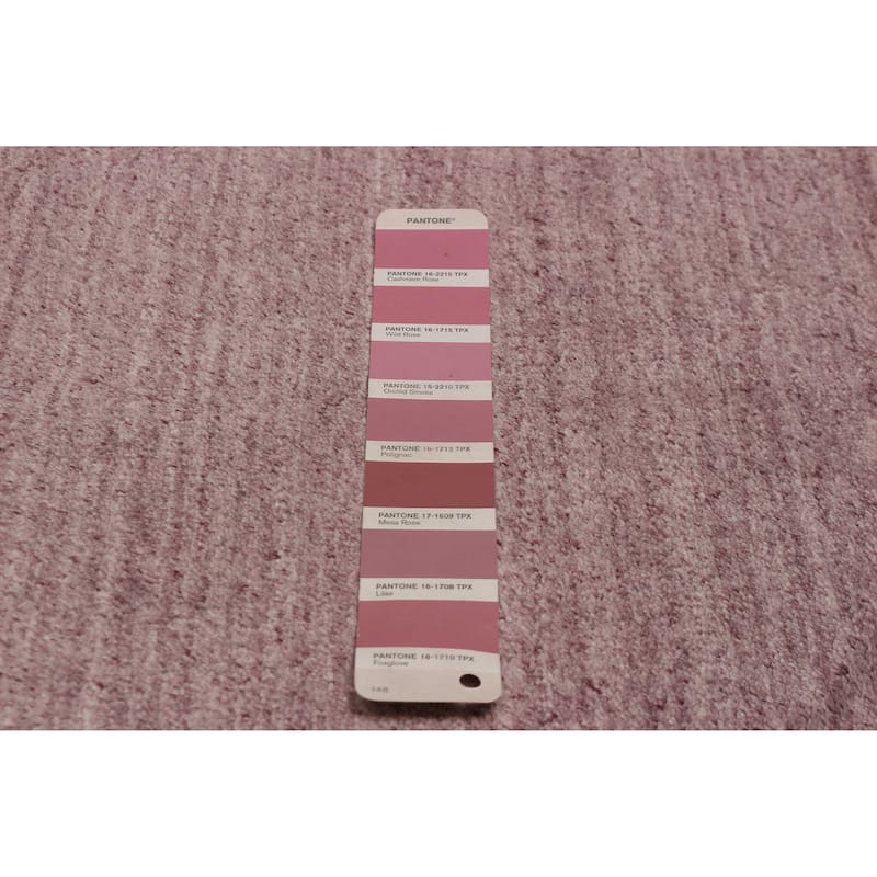 ECARPETGALLERY Hand Loomed Kashkuli Gabbeh Violet Wool Rug - 5'6 x 7'7
