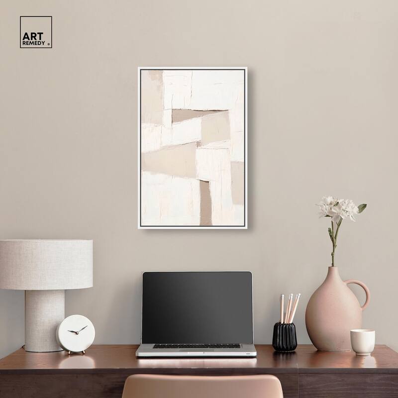 Plastered Planes I Canvas by Art Remedy