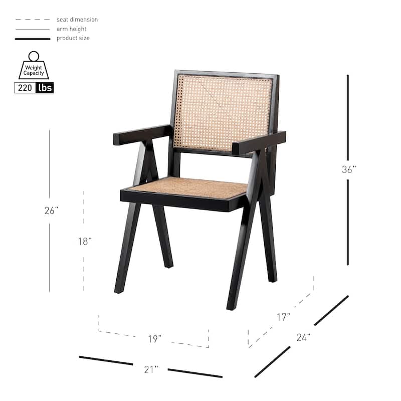 NPD Furniture Bordeaux Rattan Dining Chair