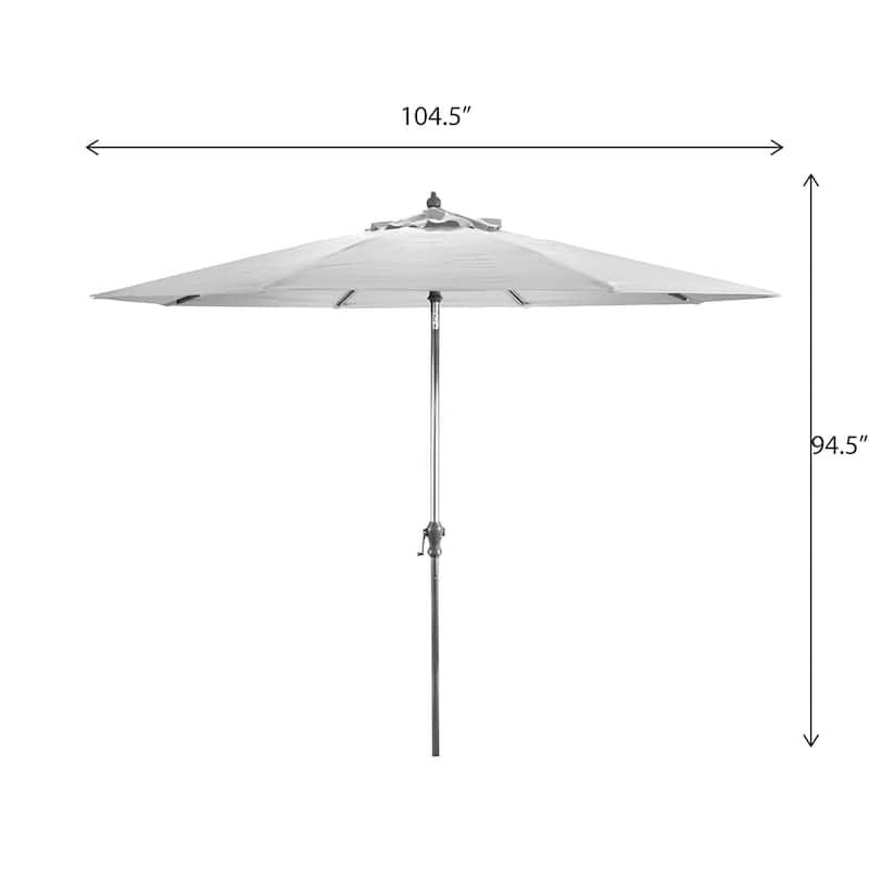 9-foot Steel Outdoor Patio Umbrella
