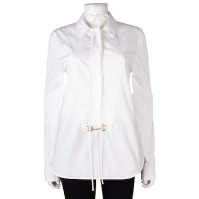 Gucci Cotton Poplin Shirt with Horsebit