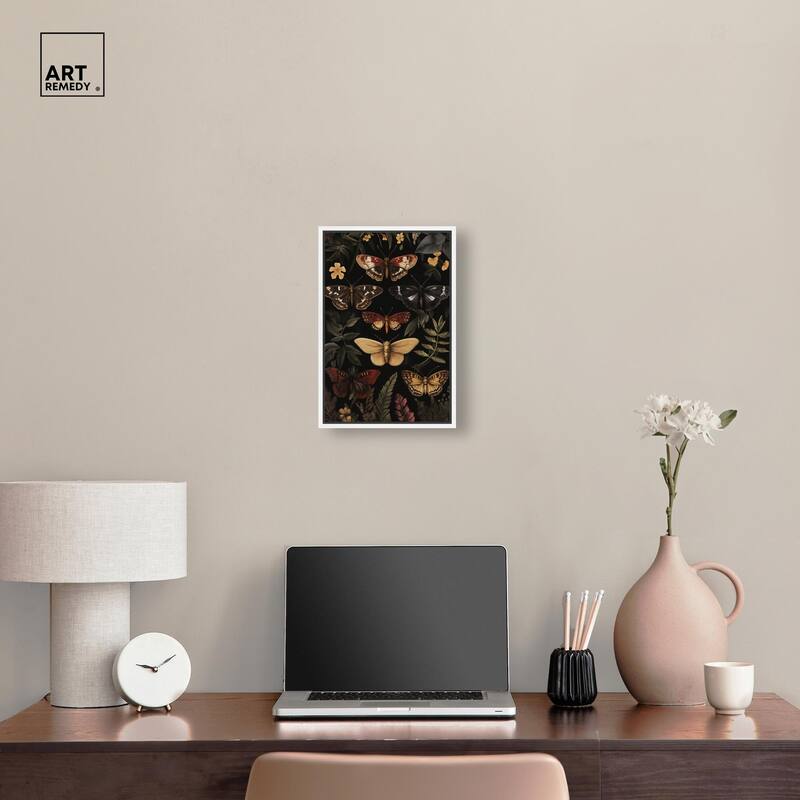 Winged Visitors III Canvas by Art Remedy