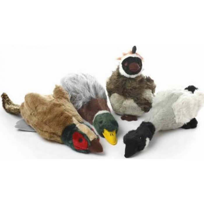 stuffed pheasant dog toy