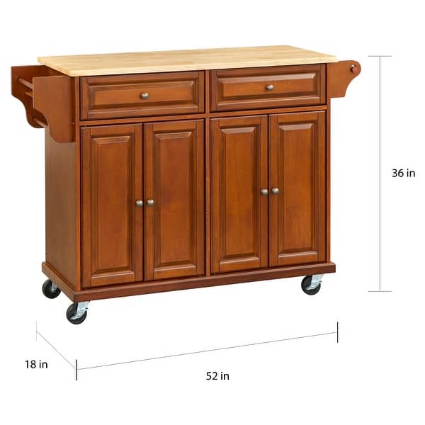 Simple Living Georgia Kitchen Cart
