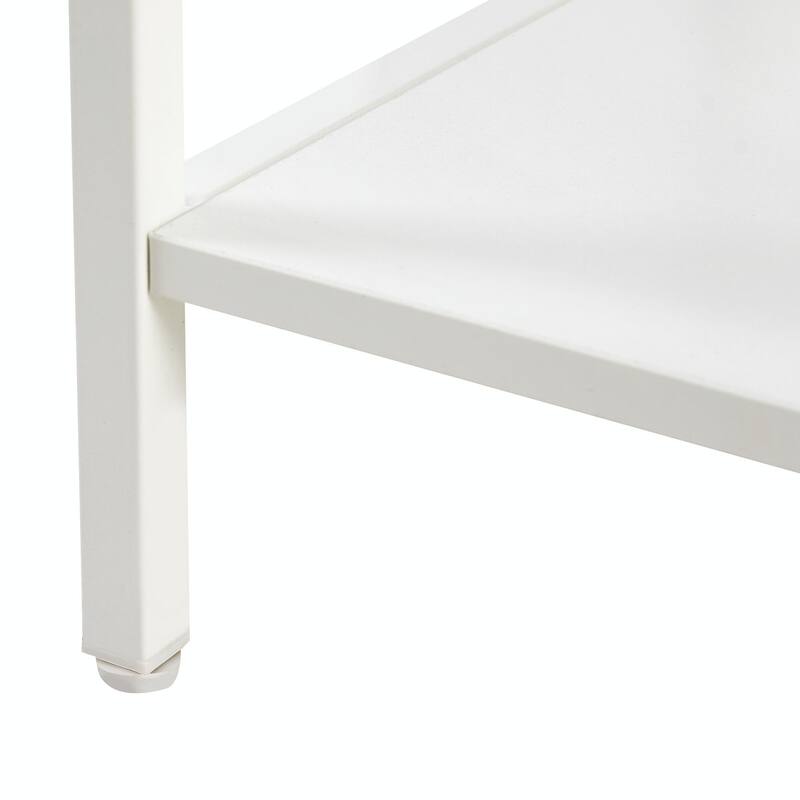 Chic Rattan Woven Side Table with Versatile Functionality