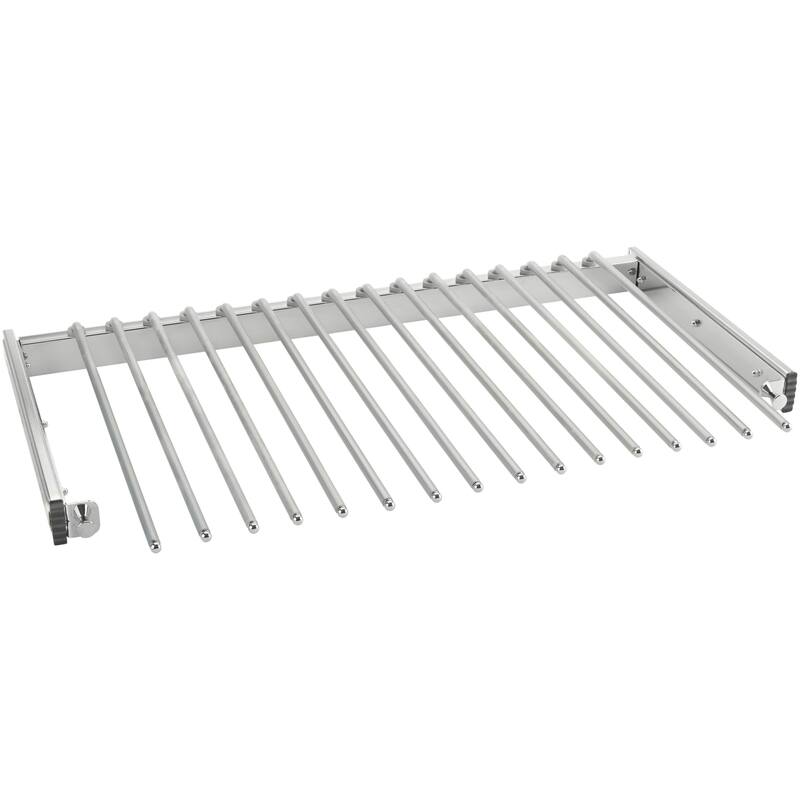 Rev-A-Shelf PSC Series 30 Inch Pull Out Pant Rack - Chrome