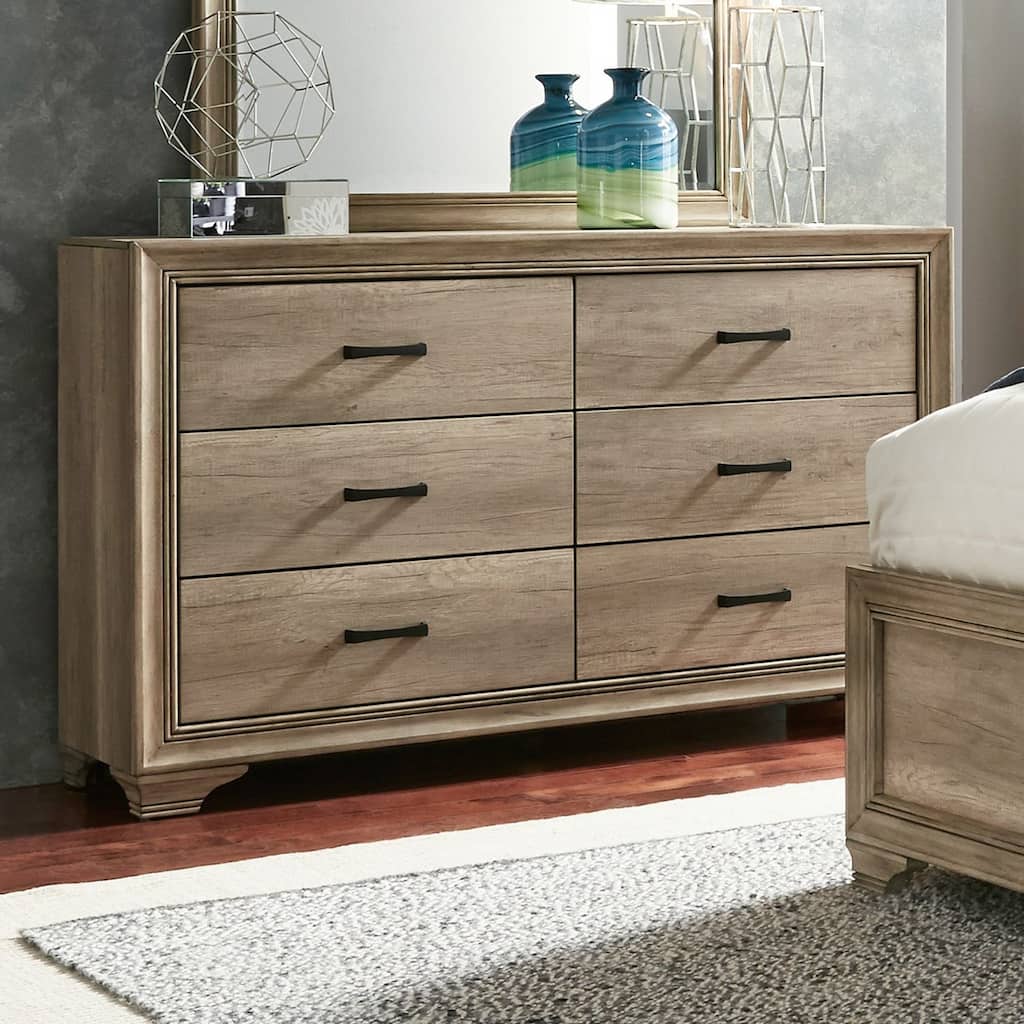 Sun Valley Sandstone 6 Drawer Dresser