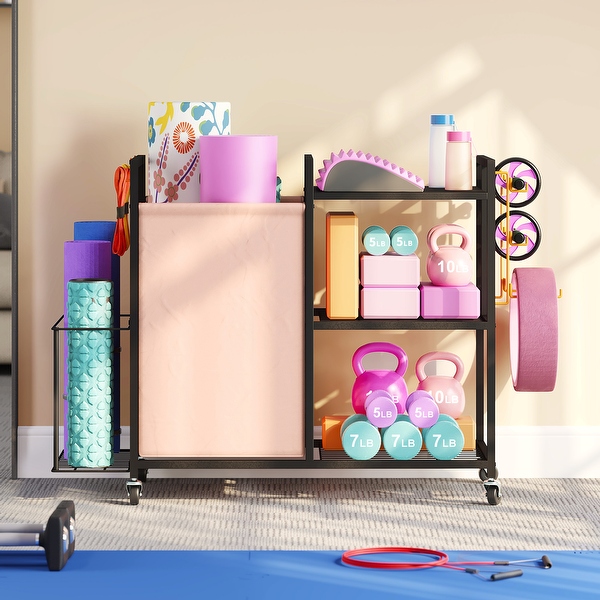 Yoga mat best sale storage ideas