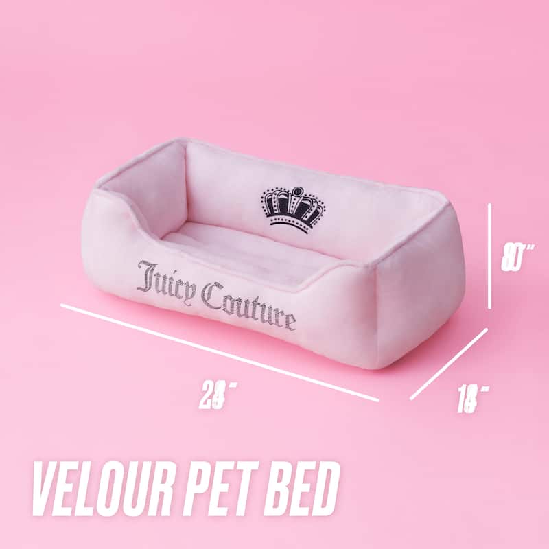Juicy Couture Bling and Crown Pet Bed