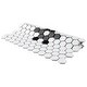 preview thumbnail 7 of 9, Merola Tile Metro 1" Hex Matte White Snowflake 10-1/4"x11-7/8" Porcelain Mosaic Tile