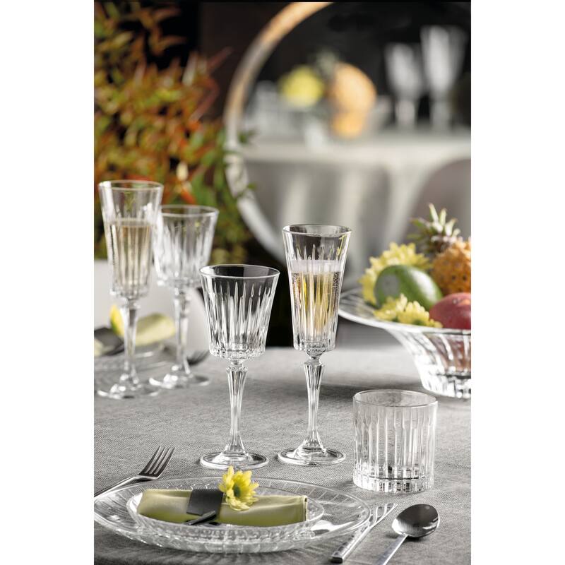 Tumbler Glass - Double Old Fashioned - Set of 6 - Glasses - 12 oz. - Made in Europe By Majestic Gifts Inc.