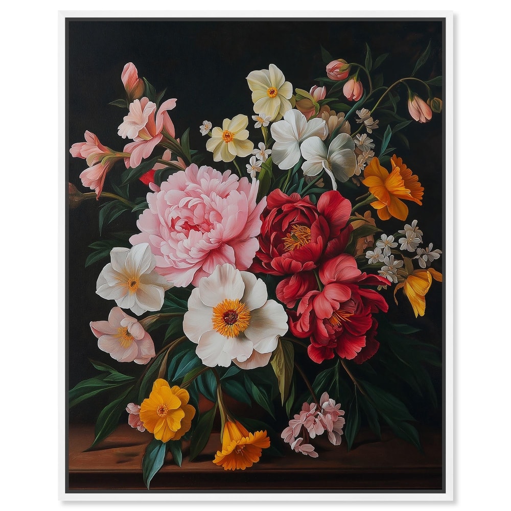 Violet Vignette II Canvas by Art Remedy