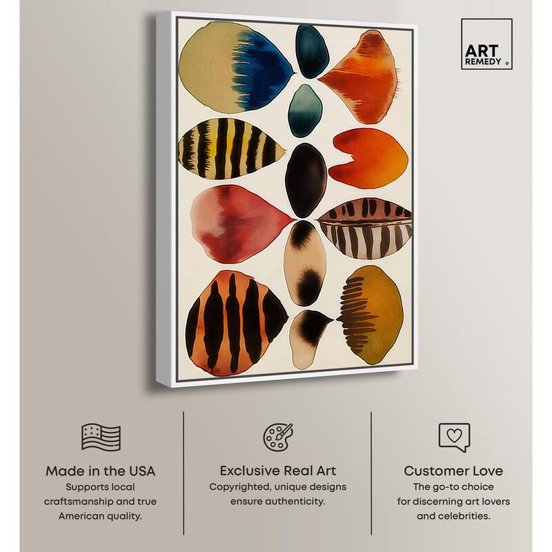 Assembled Pieces II Canvas by Art Remedy