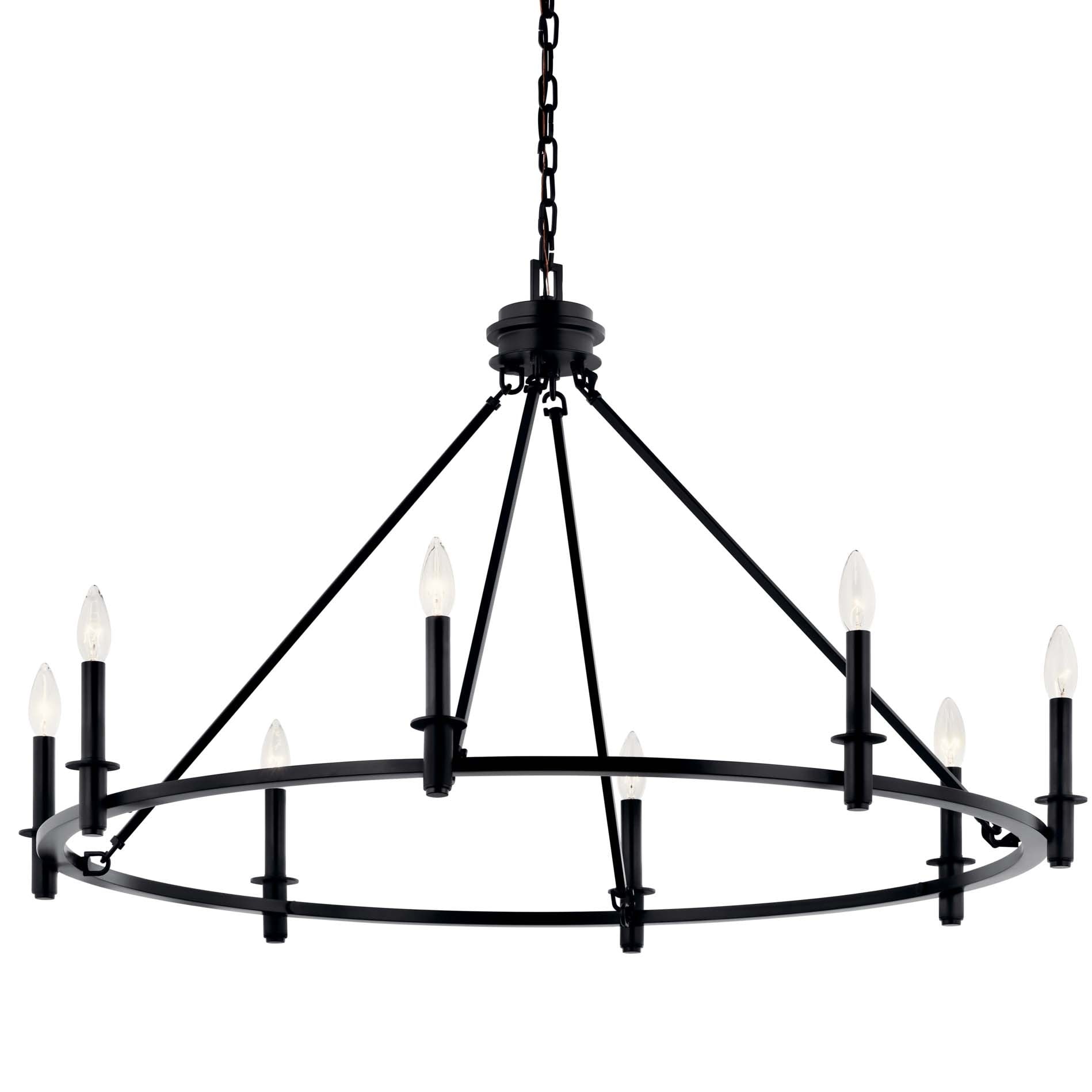 Kichler 52706 Carrick 8 Light 41" Wide Taper Candle Ring Chandelier