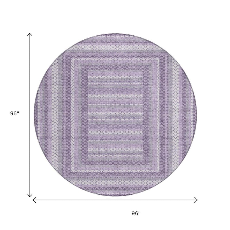 HomeRoots Geometric Transitional Rectangle Outdoor Rug