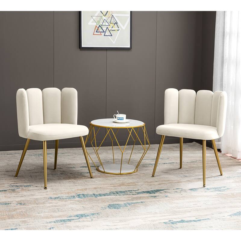 Anjela Side Chair with Tufted Back Set of 2
