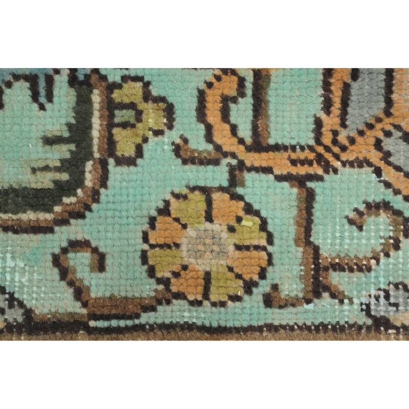 Hand Knotted Oriental 100% Wool Carpet Traditional Floral Yellow & Gold Tabriz Area Rug - 12' 6'' X 9' 5''