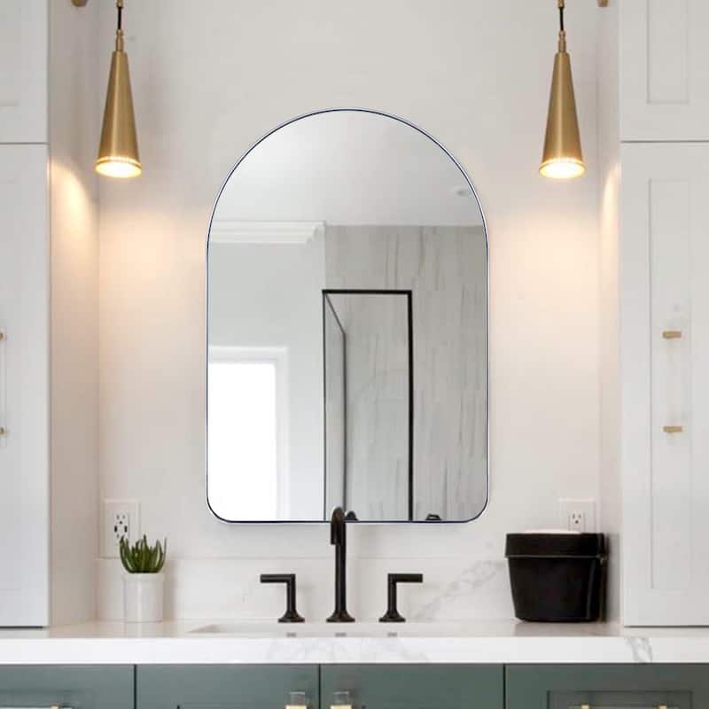 TEHOME Lussia Arch Metal Wall Mirror
