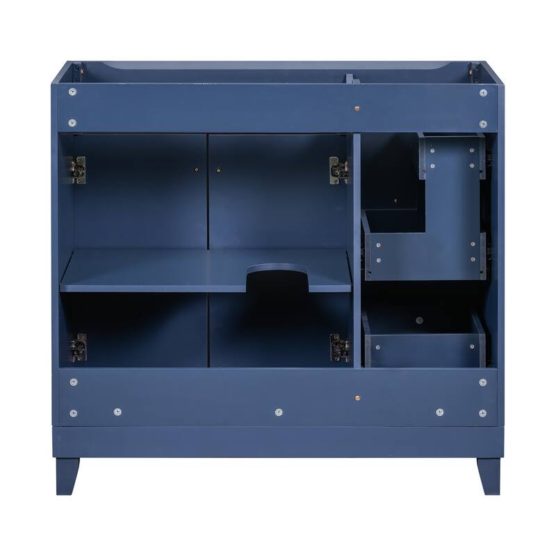 36-inch Bathroom Vanity Single Bathroom Cabinet with 2 Drawers