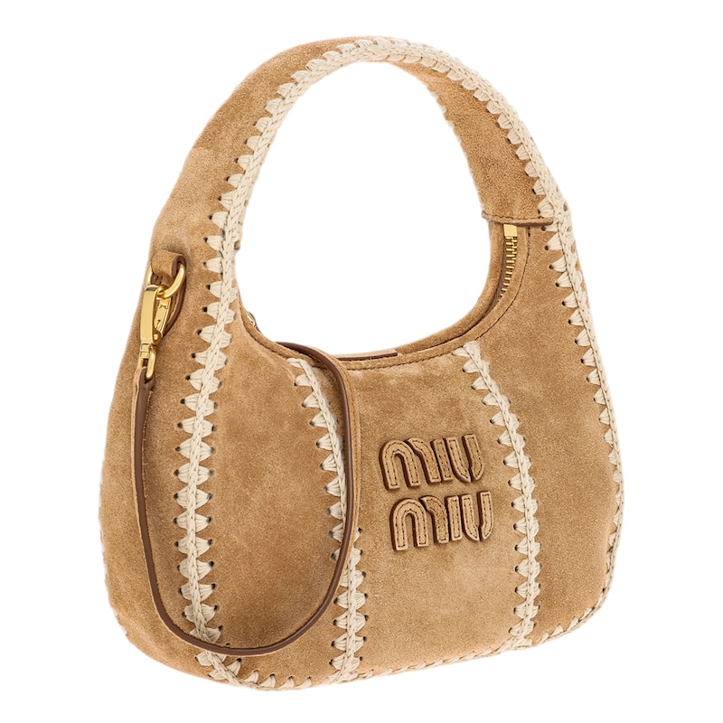 Miu Miu Wander Suede Mini Bag