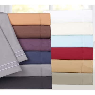 Sweet Home Collection Triple Stitch 4-piece Bed Sheet Set
