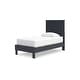 preview thumbnail 10 of 34, Signature Design by Ashley Simmenfort Dark Blue Platform Bed