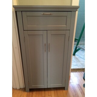 RiverRidge Somerset Collection Two-Door Floor Cabinet, Grey