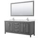 Option Dark Gray, Chrome Trim, Giotto Quartz Top