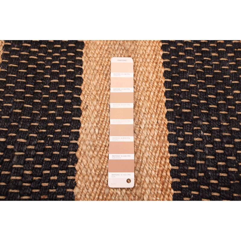 ECARPETGALLERY Flat-Weave Palas Denizli Tan Jute Rug - 5'5 x 7'8