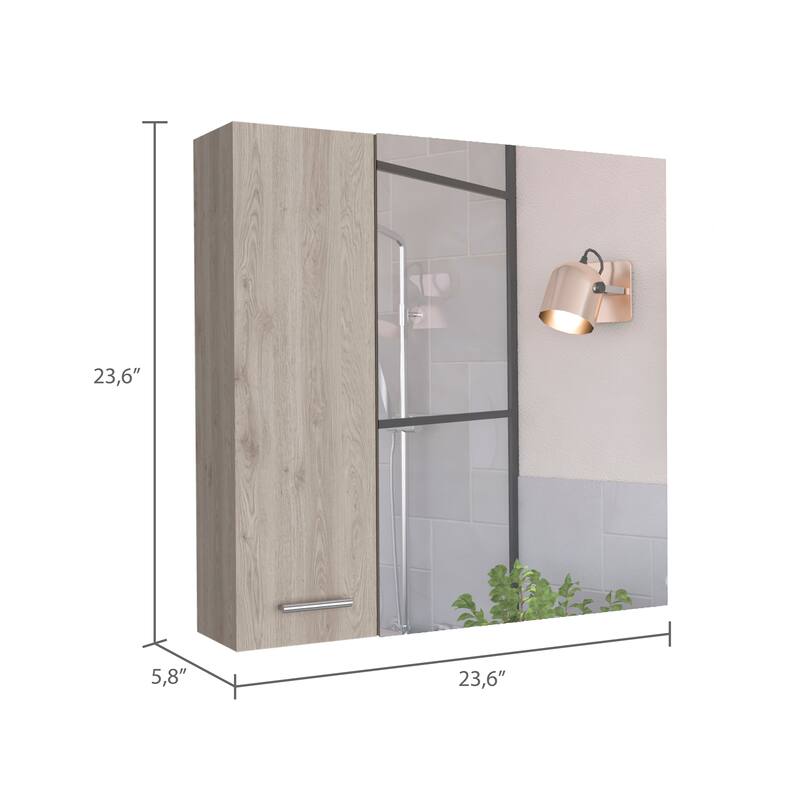 Crawford 4-Shelf Medicine Cabinet