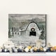 preview thumbnail 5 of 8, Merry and Bright Barn-Premium Gallery Wrapped Canvas - Ready to Hang