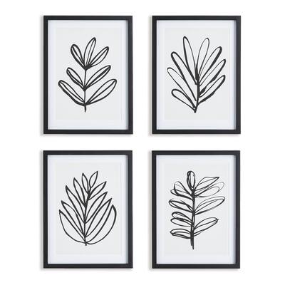 Sketched Leaf Prints