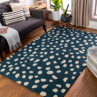 Livabliss Tunas Handmade Animal Print Wool Area Rug