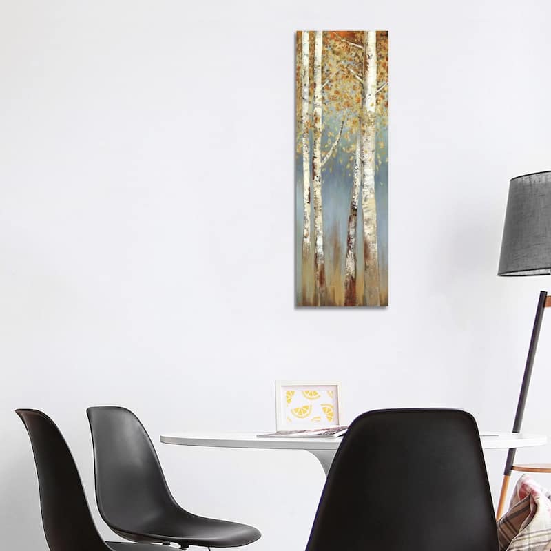 iCanvas "Butterscotch Birch Trees I" by Allison Pearce Canvas Print - 48x16x1.5