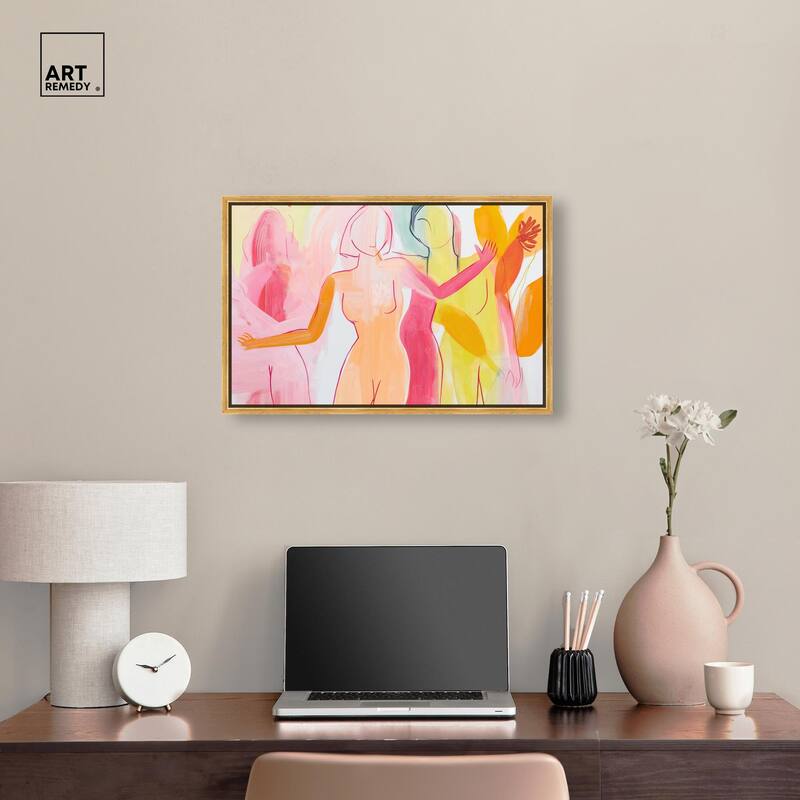Three Graces Canvas by Art Remedy