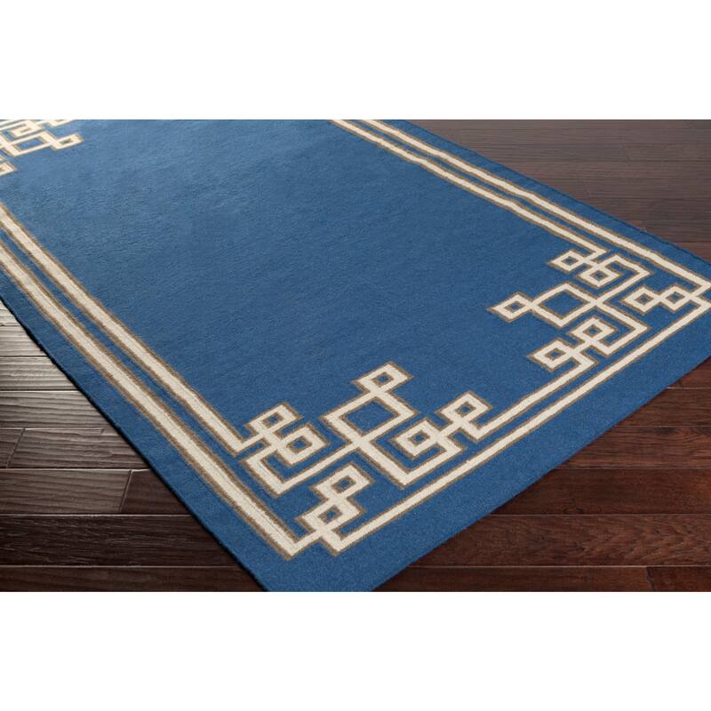 Hand-woven Omar Reversible Wool Area Rug