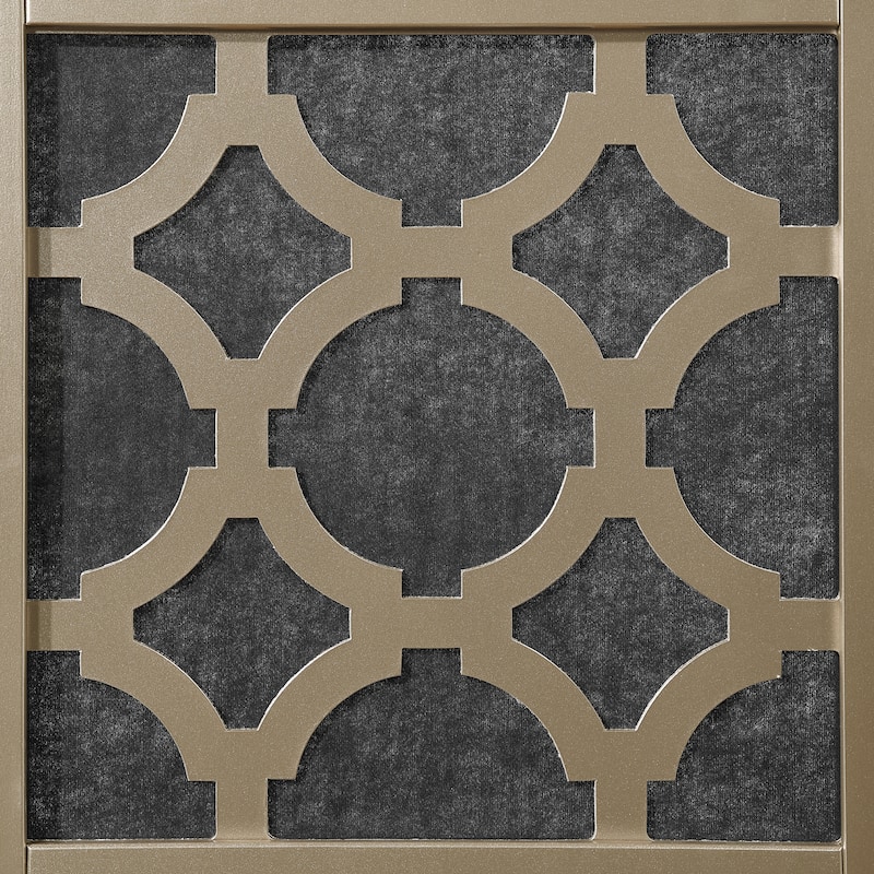Roundhill Furniture Virelle 4-Panel Room Divider, Decorative Folding Freestanding Privacy Screen
