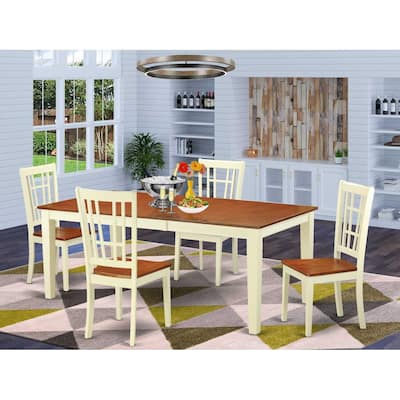 Victorian Dining Table Set - Kitchen Table with Chairs - Home Stock Furniture