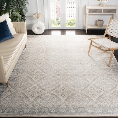 SAFAVIEH Brentwood Vivien Traditional Oriental Rug - Cream/Grey - 5' 3" x 7' 6"