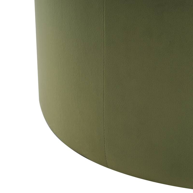 Upholstered Round Ottoman
