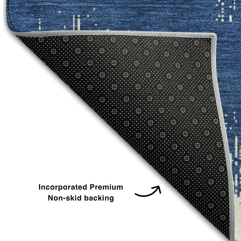 Premium Washable Super Soft Farmhouse Chevron Mayfield Rug