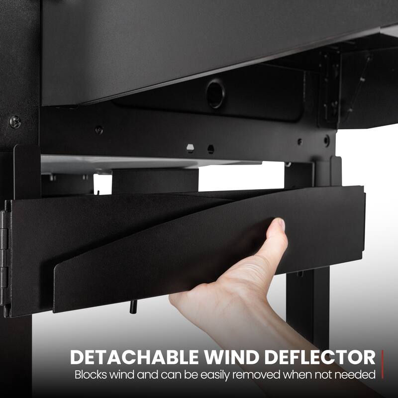 Royal Gourmet 4-Burner Gas Grill and Griddle Combo with Folding Legs