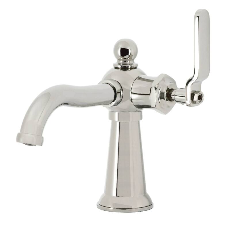 Kingston Brass KS354.KL Knight 1.2 GPM Single Hole Bathroom Faucet - Polished Nickel