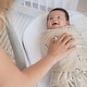preview thumbnail 2 of 3, HALO SleepSack swaddle, Micro-fleece, Tan Penguins, NB, 0-3M - newborn