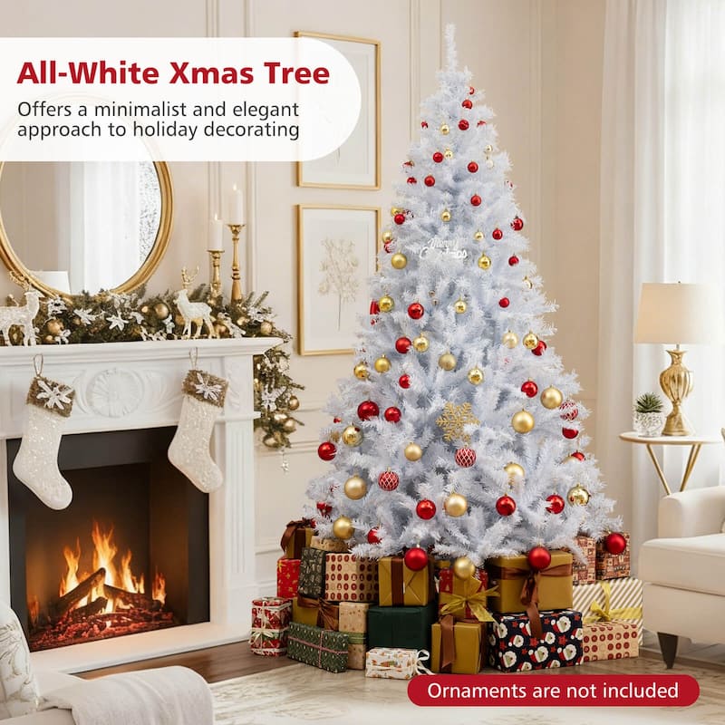 Costway 6/7 FT Artificial Christmas Tree with 1000/1346 Branch Tips - See Details